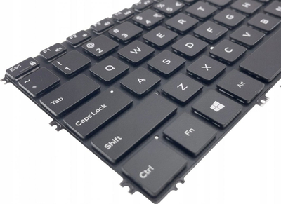 Tastierë për laptop Dell M18NSC-UBS, KYBD, 80, US-INTL, e zezë