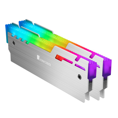 Ftohës RAM Jonsbo NC-3, 2x ARGB, 3-pin 5V, argjendtë