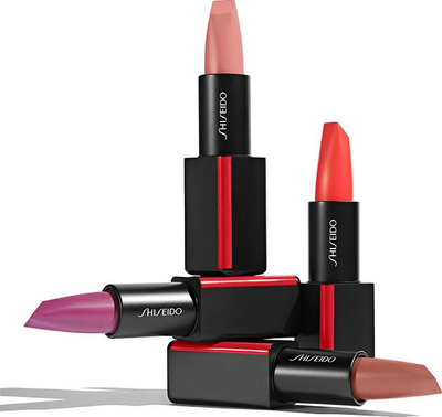 Buzëkuq Shiseido Modern Matte Powder Lipstick, efekt mat, i kuq