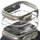 Mbulesë ore inteligjente Ringke Slim, Apple Watch Ultra 49mm, set 2 copë, transparente edhe gri titanium