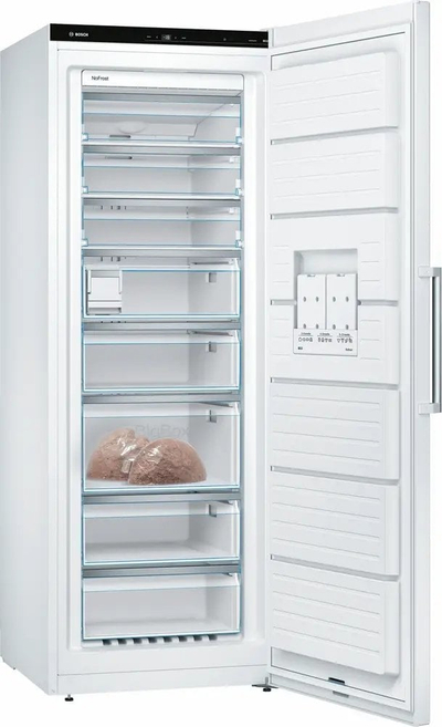 Замрзнувач Bosch GSN58AWCV Series 6, 366L, NoFrost, бел