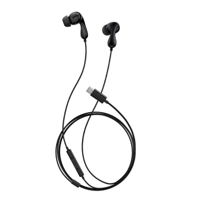 Kufje me kabllo Baseus Encok CZ20 HZ20, Type C 3.5mm, me mikrofon, të zeza