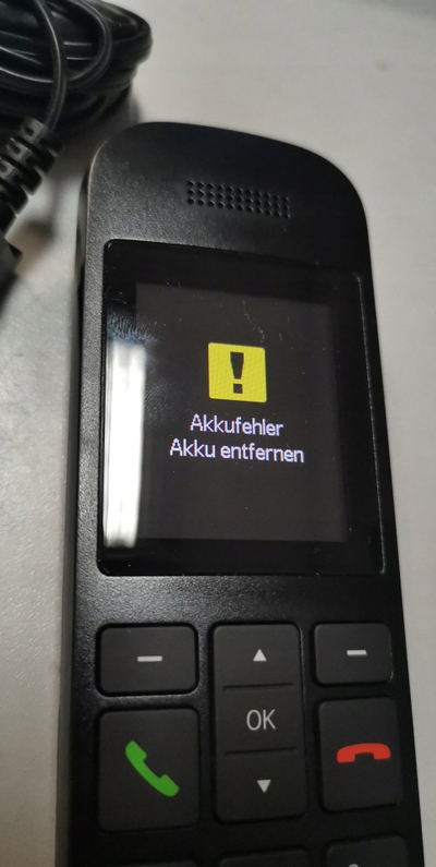 Telefon fiks Telekom Sinus A12, analog DECT, ekran 2", i zi