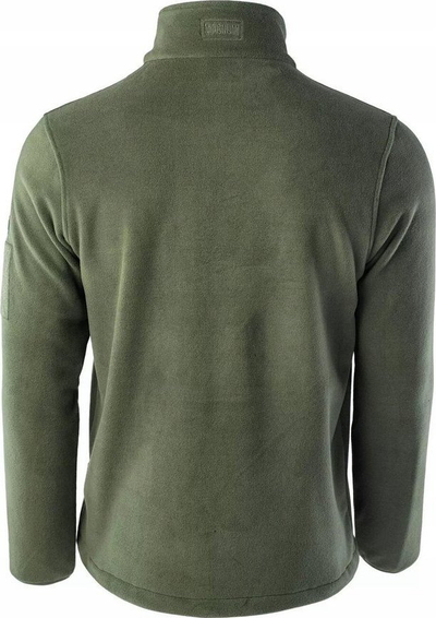 Bluzë fleece Magnum Essential Microfleece, me zinxhir, për përdor përditë dhe për jashtë, e gjelbër