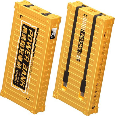 Powerbank Wekome WP-339, 10000mAh, karikim i shpejtë 22.5W, i verdhë