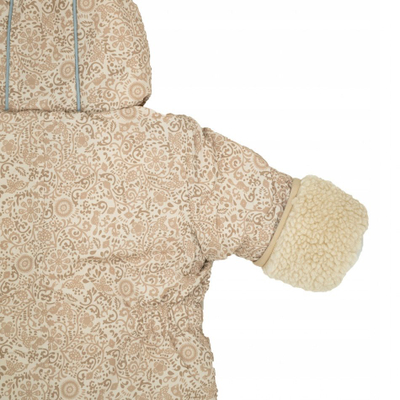 Kombinezon dimri Lodger Waterproof Winter Overall Taslon Birch, madhësia 86, i papërshkueshëm nga uji, bezhë