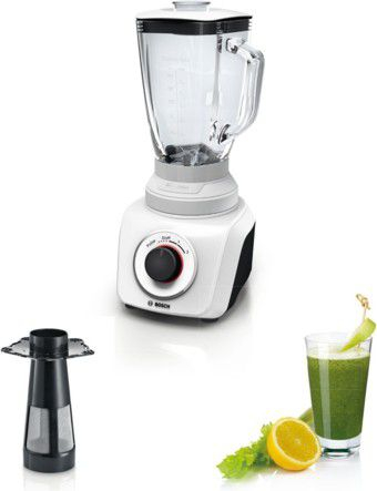 Blender Bosch SilentMixx MMB42G1B, 700W, kanë xhami 2.3L, i bardhë