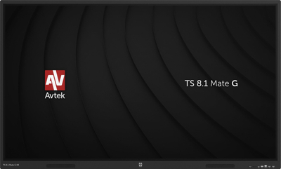 Monitor interaktiv Avtek TouchScreen 8.1 Mate G 86, 86", 4K UHD, Android 14, i zi