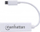 Adapter USB C në Gigabit Ethernet Manhattan 507585, 2 Gbps, i bardhë