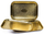 Set tabakash kartoni Guardini Easy Bake Gold 15792C, 19x28cm, 3 copë, ngjyrë ari