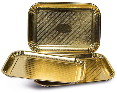Set tabakash kartoni Guardini Easy Bake Gold 15792C, 19x28cm, 3 copë, ngjyrë ari