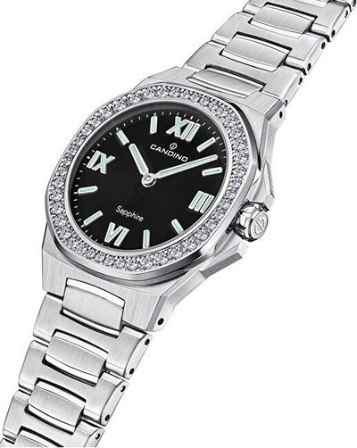Orë dore për femra Candino Lady Elegance C4753/5, e argjendtë
