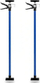 Mbështetëse teleskopike tavani, set 2 copë, 115-290 cm, blu