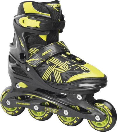 Patina inline për kalamaj Roces Jokey 3.0 Boy, nr 38-41, të zeza me të verdhë