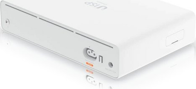 Gateway rrjeti Ubiquiti UISP Console, 8 porta GbE LAN, 2 porta 10G SFP+, i bardhë