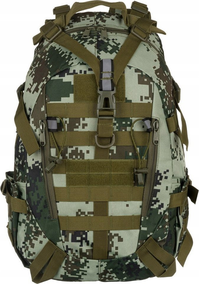 Çantë shpine taktike Peterson, 900D najlon, sistem MOLLE, kamuflazh