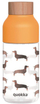 Пластично шише Quokka Plastic Bottle Ice Dachshund, 570 ml, без BPA, повеќебојно