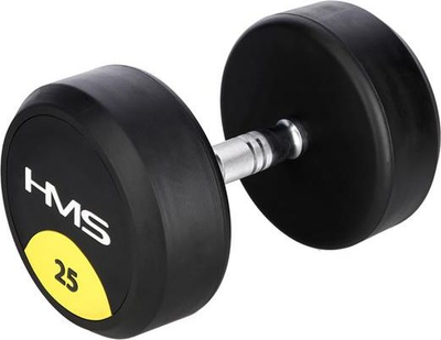 Peshë HMS HG PRO Dumbbell, 25 kg, e zezë