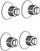 Set amortizues Aquael, 4 copë