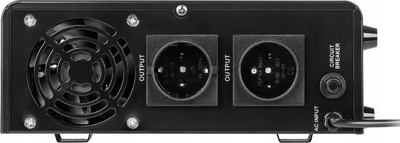 Furnizim emergjent muresh Rebel POWER-1000, 1000VA 700W, dalje 230V, i zi