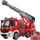 Противпожарен камион со далечинско управување Double Eagle Mercedes Benz Arocs E667-003, 1:20, црвен