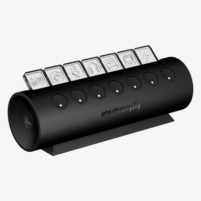 USB Hub Streamplify HUB CTRL 7, 7 porte, RGB, i zi