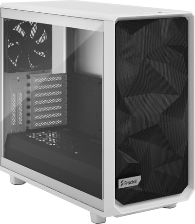 Kasë Fractal Design Meshify 2 TG Clear Tint, e bardhë, Midi Tower