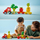 Lodër ndërtimi LEGO Duplo 10982 Tractor with Fruits and Vegetables, për fëmijë 1.5+ vjeç, me traktor të kuq