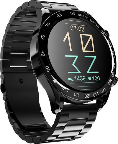 Smartwatch HiFuture FutureGo Pro, 1.32", bateri gjer në 20 ditë, i zi