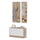 Set paradhomë me pasqyrë Vern 80×27×175 Hcm (HM2476.04), bardhë