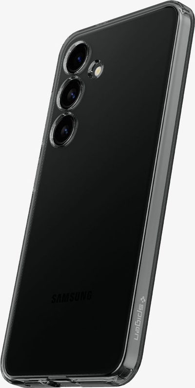 Mbështjellës telefoni Spigen Liquid Crystal, për Samsung Galaxy S24, TPU fleksibël, transparent gri