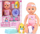 Kukull bebe Artyk Natalia, 33 cm, për larje, rozë