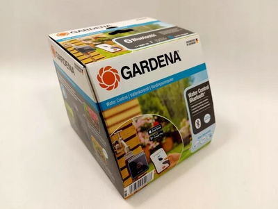 Kontrollues uji Gardena Bluetooth Water Timer, komandim me aplikacion, i mban motin, gri