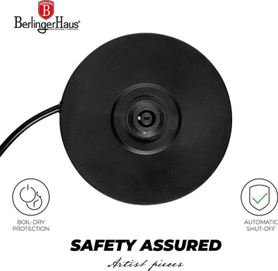 Çajnik elektrik BerlingerHaus BH-9476, 1.7L, Touch, i zi matte