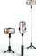 Selfie stick trekëmbësh 4smarts Smartphone Mount, me telekomandë wireless, rrotullim 360°, i zi