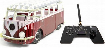 Makina me telekomandë Erven RC Minivan, 2.4GHz, set montimi, e kuqe