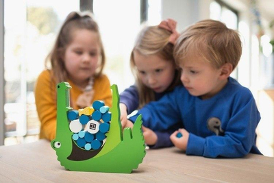 Lodër interaktive BS Toys GA348 Crocodile, me flluska, jeshile