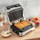 Pjata waffle Tefal XA730810 OptiGrill, pajisje belge, jo-ngjitëse, e zezë