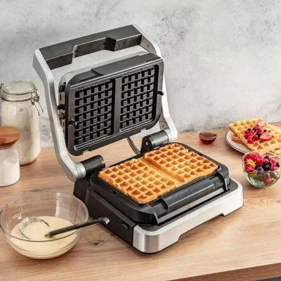 Pjata waffle Tefal XA730810 OptiGrill, pajisje belge, jo-ngjitëse, e zezë