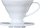 Dripper kafeje Hario V60 01, plastik, 1–2 filxhan, i bardhë