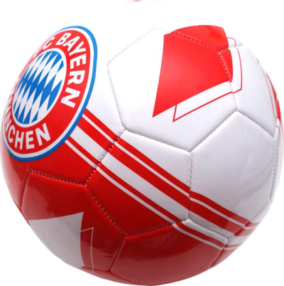 Топка за фудбал FC Bayern Munich, големина 5, PVC, црвено-бела