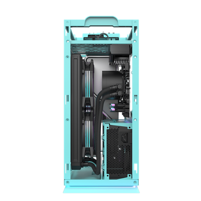 Kasë Darkflash DLH21, ITX Tower, e kaltër