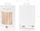 Perde dekorative Heart Curtain, 100x245cm, me zemra, roze gold