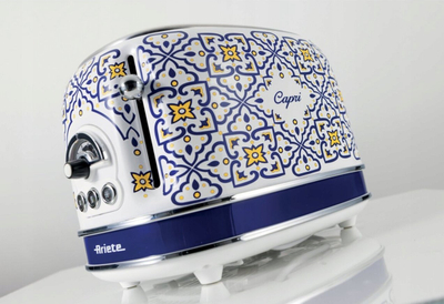 Toster Ariete Capri Edition 155, 2 feta, 815W, metalik