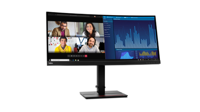 Монитор Lenovo ThinkVision P34w-20, 34.14”, WQHD, црн