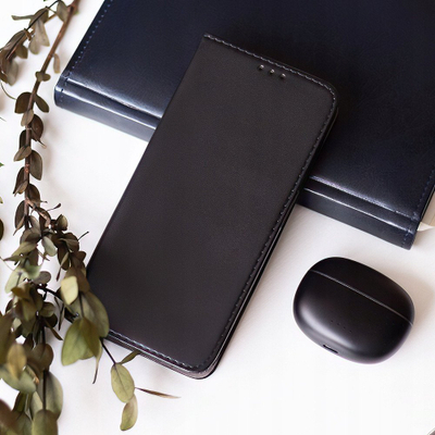 Këllëf telefoni TelForceOne Setty Smart Magnetic, flip me magnet, funksion stand, i zi