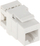 Keystone connector FX-RJ45-65, Cat6, 100 copë në paketim, ngjyrë e bardhë