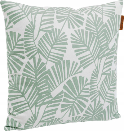 Jastëk dekorativ për jasht Hespéride Fylie Palm Tree, 40x40cm, poliester, verdigris