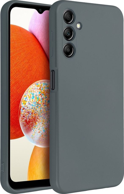 Kapak telefoni Metallic Case për Samsung Galaxy A14 5G, TPU, gri metalike