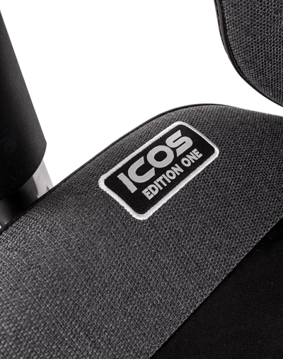 Karrige gaming QUERSUS ICOS SWF, ergonomike, me bazë alumini, e zezë